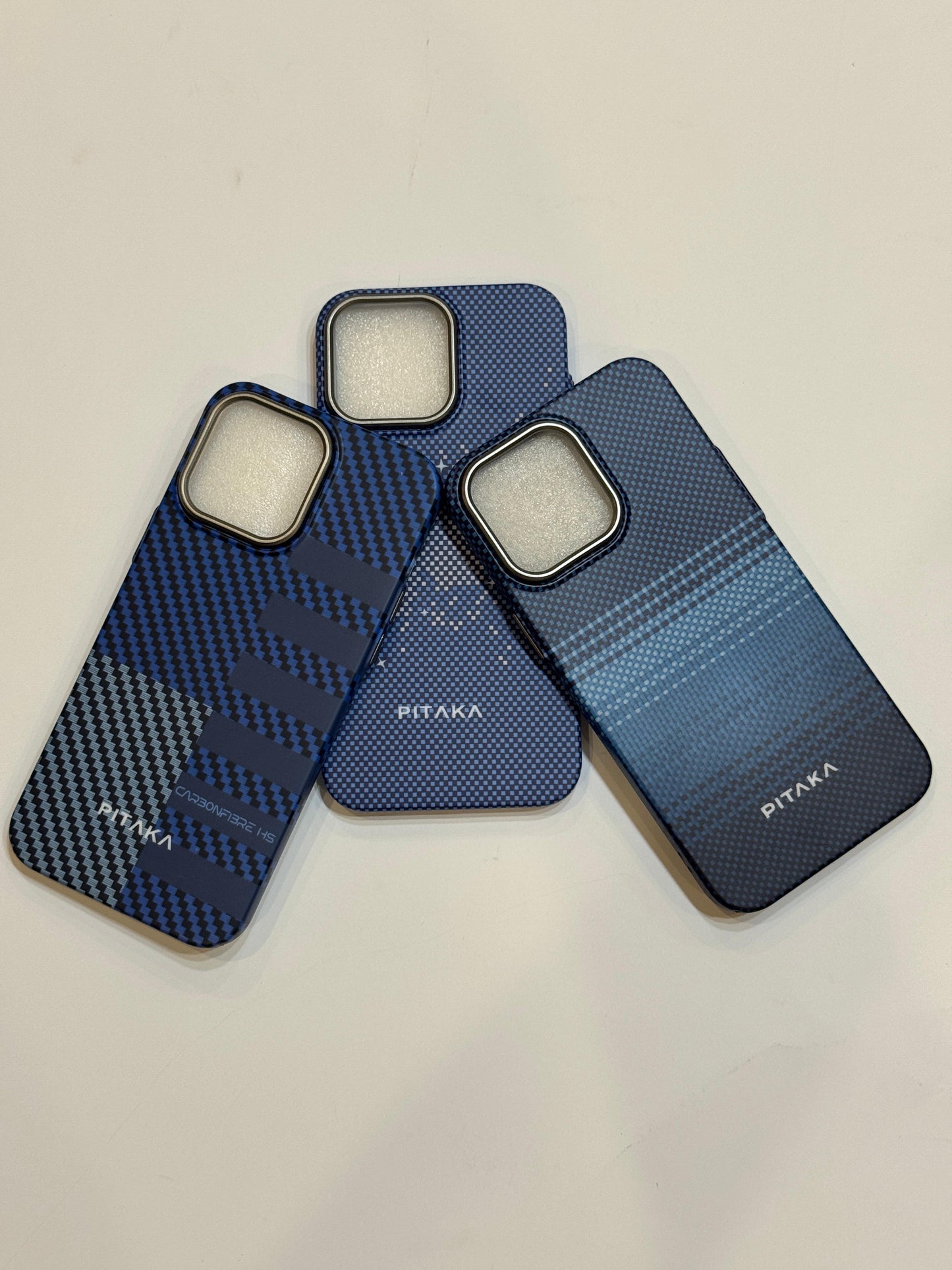 PITAKA Ultra-Slim iPhone Case – Starry Night (Fusion Weaving Series)