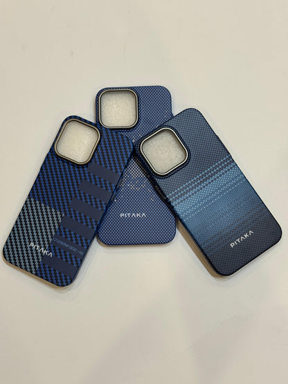 PITAKA Ultra-Slim iPhone Case – Sunset Moonrise (Fusion Weaving® Series)
