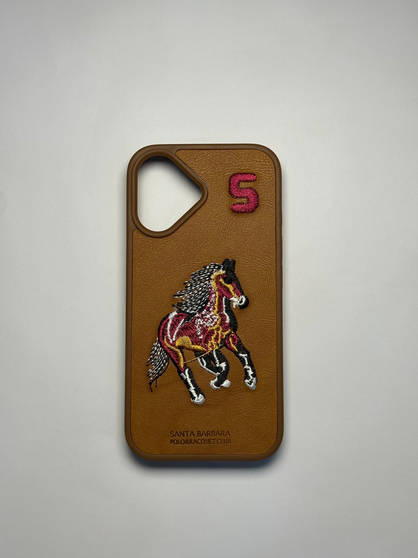 Santa Barbara Polo &amp; Racquet Club Leather iPhone Case – Chestnut Blaze Edition