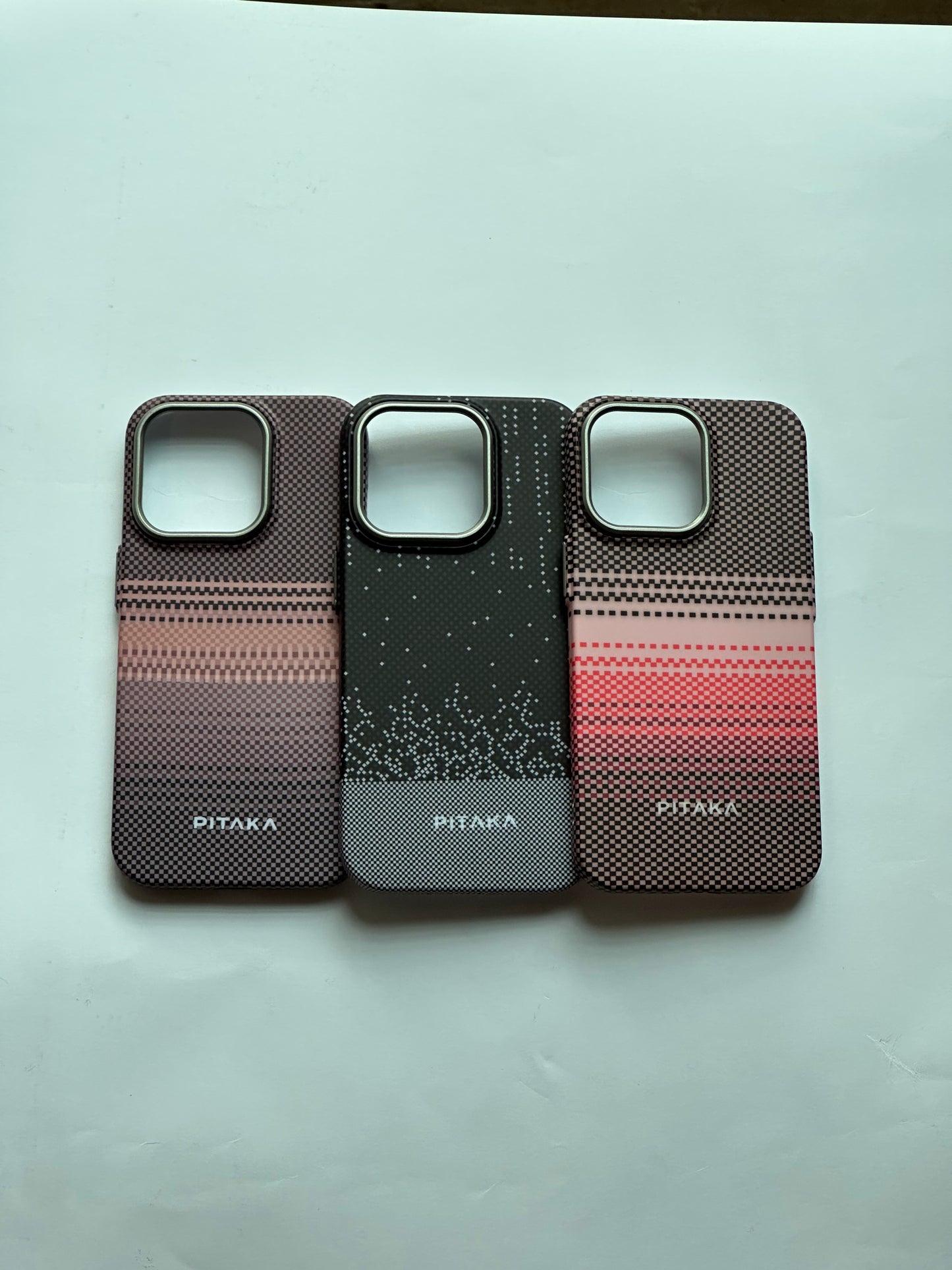PITAKA Ultra-Slim iPhone Case – Sunset Weave (Fusion Weaving® Series)