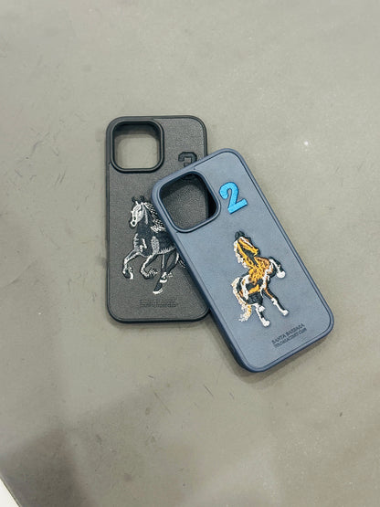 Santa Barbara Polo &amp; Racquet Club Leather iPhone Case – Royal Chestnut Edition